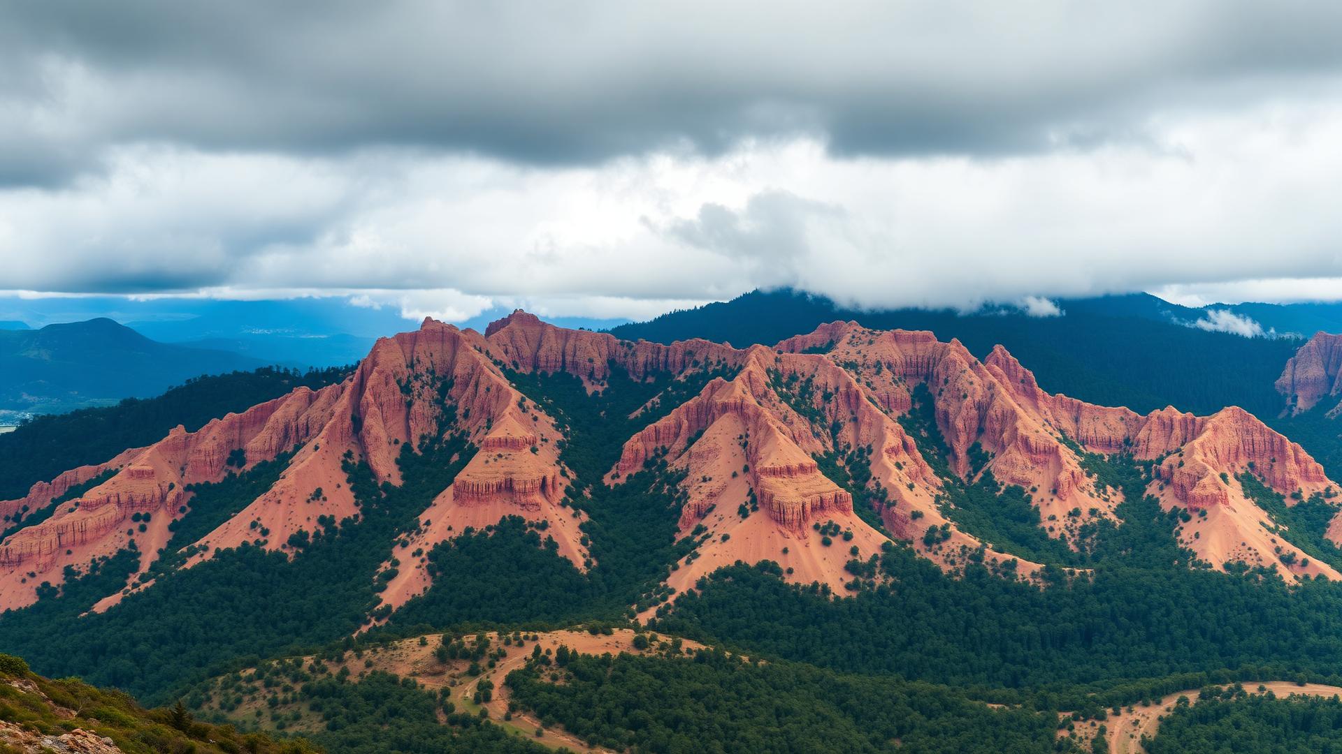 Paisagem geológica em Minas Gerais